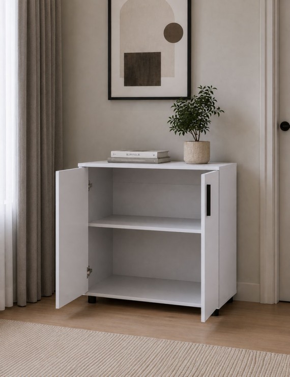 Комод Doros Торн Білий 2 ДСП 90х51.6х80 (DRS-012087)