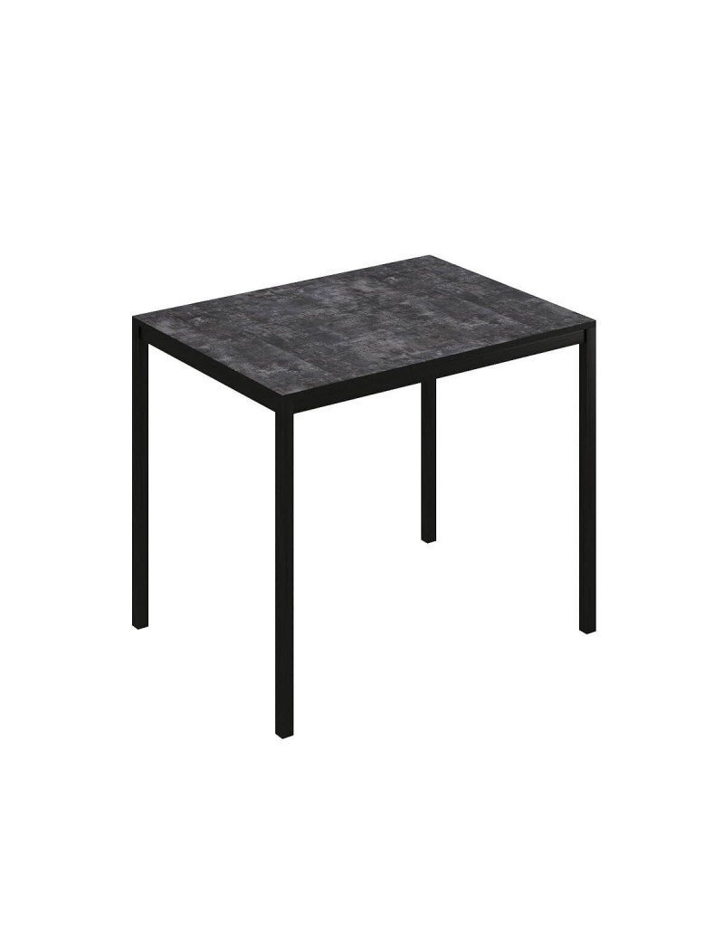 Письмовий стіл Art in Head Brevity Loft mid 900х750х670 Бетон Темний / Чорний (TB02360000030)