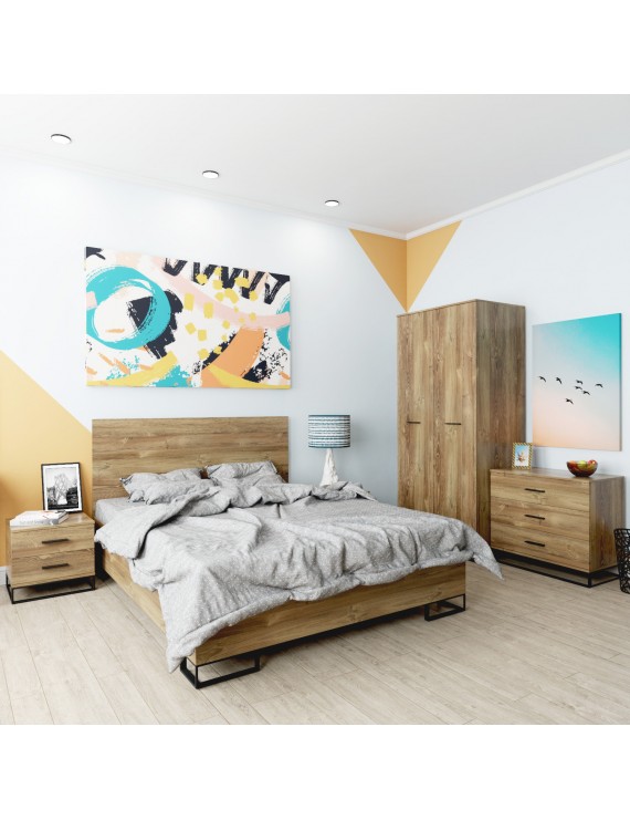 Комод Art in Head 800 Ascet 800x700x425 Дуб Бароко бурштиновий (AS06080000030)