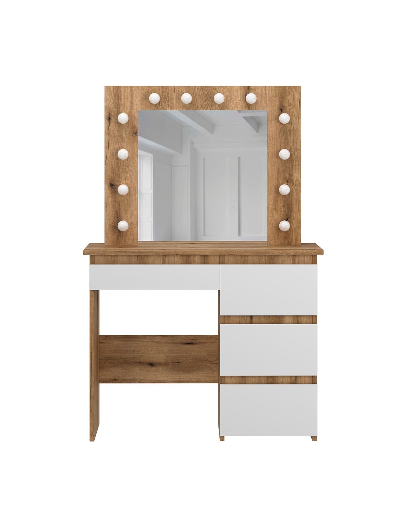 Стіл туалетний Art in Head Beauty 940х430х1400 Дуб евок/ Білий діамант (TB31100100000)