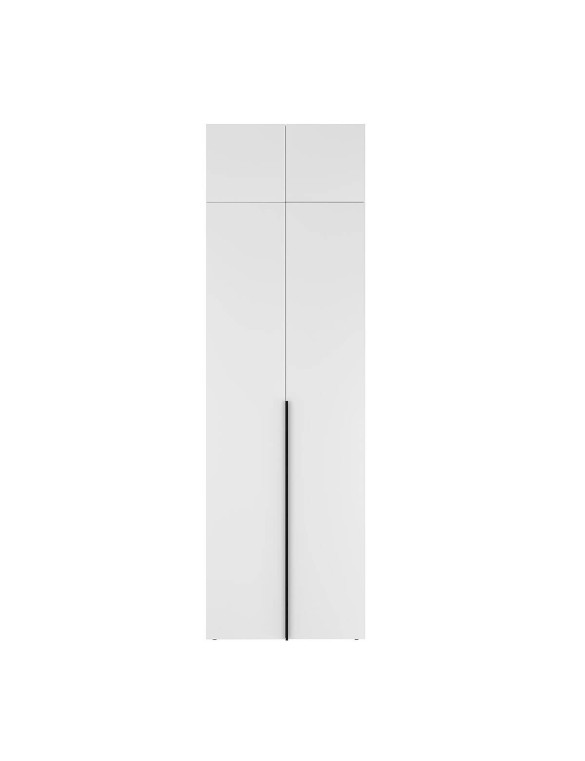 Шафа розпашна комбінована з антресоллю №13 Art in Head Light 800х2500х500 Білий діамант (A1LTK0131000000)