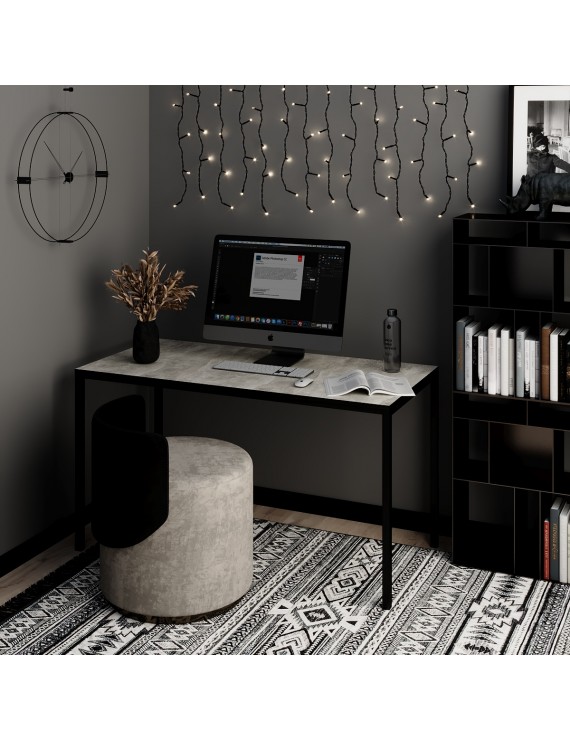 Письмовий стіл Art in Head Brevity Loft standart 1400х750х670 Ательє світлий/Чорний метал (TB04040000030)