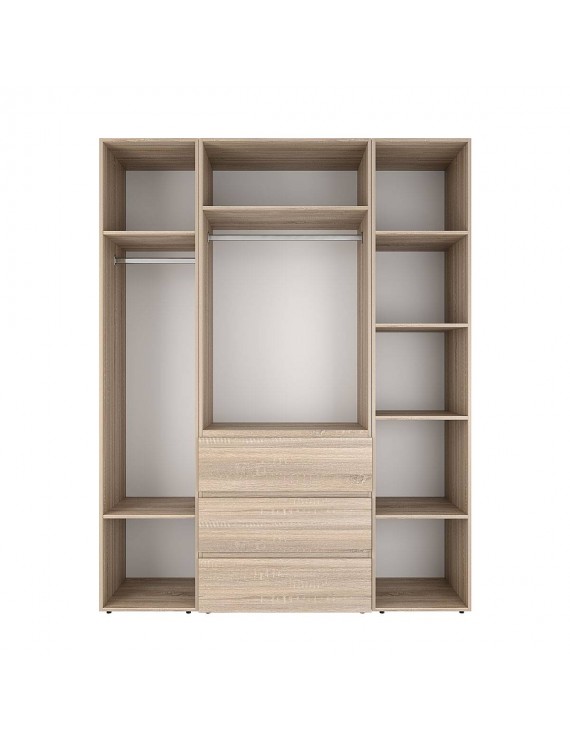 Шафа розпашна комбінована №1 ART IN HEAD Light 1600x500x2200 Дуб Сонома (LTK0113000000)
