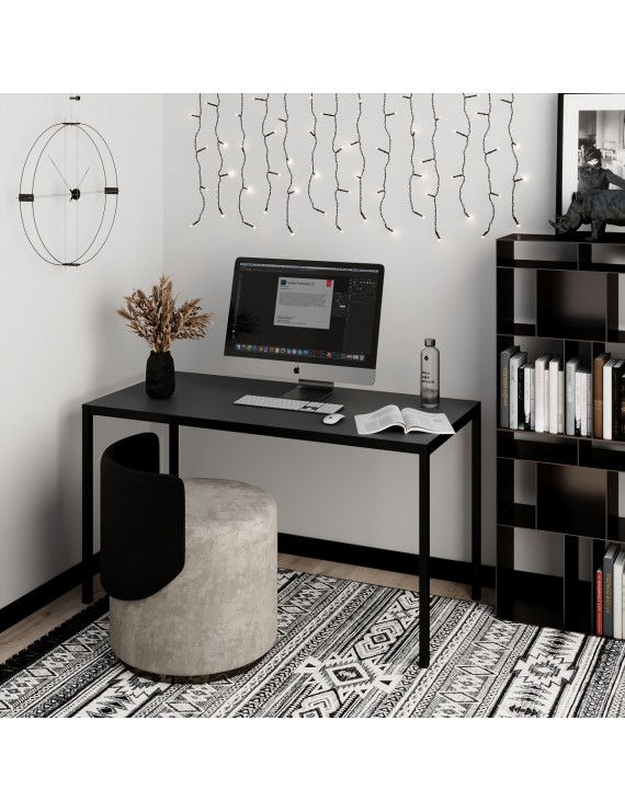 Письмовий стіл Art in Head Brevity Loft standart 1400х750х670 Графіт/Чорний метал (TB04070000030)