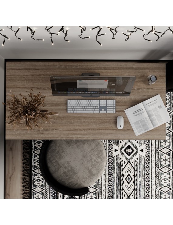 Письмовий стіл Art in Head Brevity Loft standart 1400х750х670 Дуб вінтаж оксид/Чорний метал (TB04090000030)