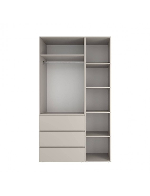 Шафа розпашна комбінована з антресоллю №2 Art in Head Light 1200х2600х500 Кашемір (A2LTK0214000000)