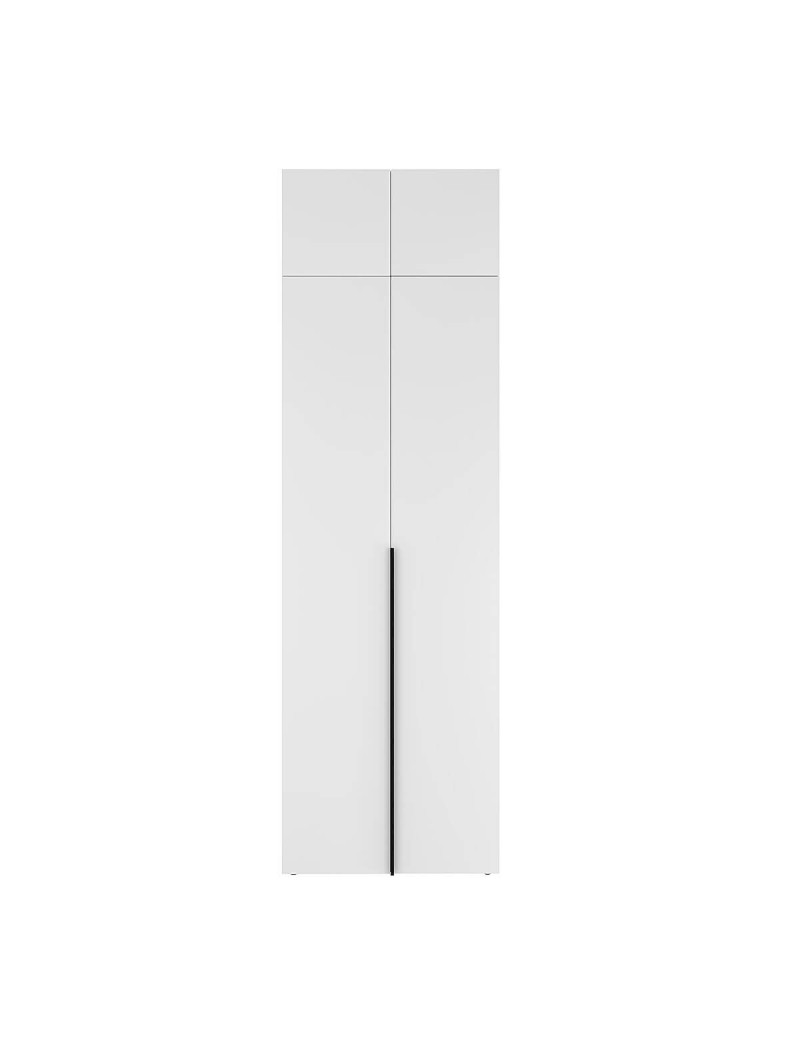 Шафа розпашна з антресоллю №1 Art In Head Light 800x2500x500 Білий діамант (A1LT11010000000)