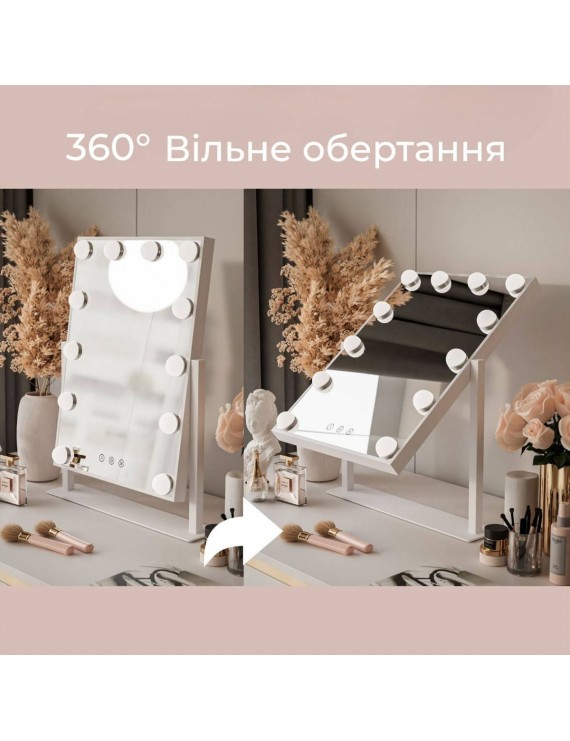 Настільне дзеркало Art in Head Bella 36х47.5 см Білий (IN02060600230)