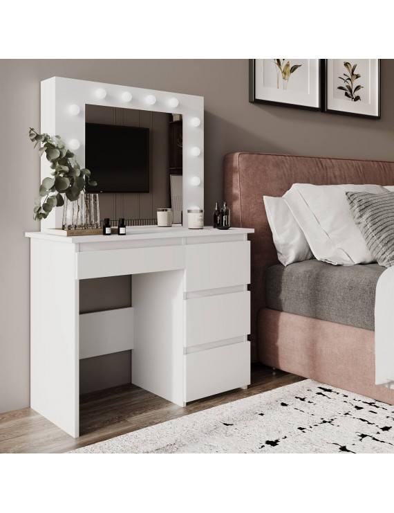 Стіл туалетний Art in Head Beauty 940х430х1400 Білий діамант (TB31010100000)