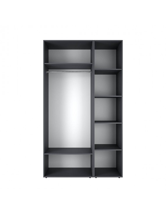 Шафа розпашна комбінована №12 ART IN HEAD Light 1200x500x2200 Графіт (LTK0127000000)