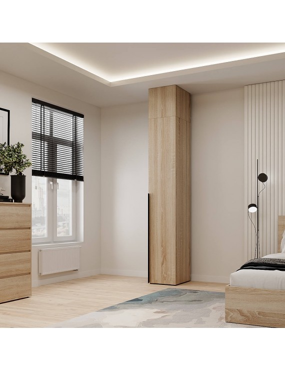 Пенал закритий з антресоллю №1 Art in Head Light 400х500х2500 Дуб Сонома світла (A1LT08130000000)