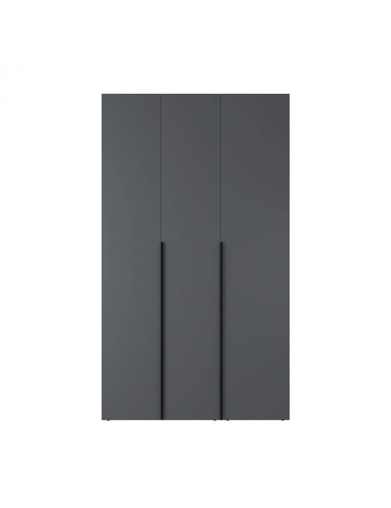 Шафа розпашна комбінована з антресоллю №12 Art in Head Light 1200х2600х500 Графіт сірий (A2LTK0127000000)