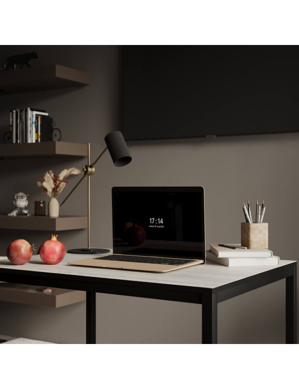 Письмовий стіл Art in Head Brevity Loft mid 900х750х670 Сосна Натті / Чорний (TB02350000030)