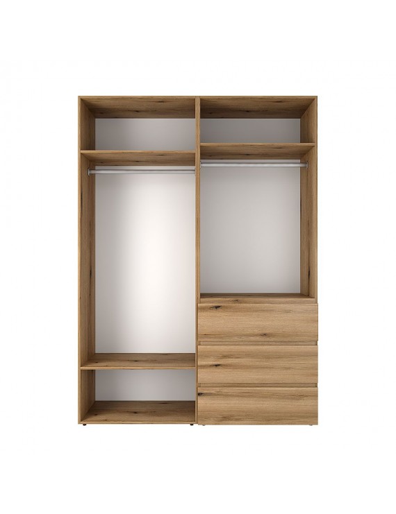 Шафа розпашна комбінована з антресоллю №5 Art in Head Light 1600х2500х500 Дуб Евок прибережний (A1LTK0510000000)
