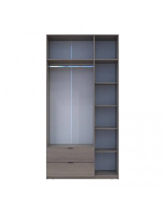 Шафа розпашна з антресоллю Doros Лукас 120х50х240 см Канноло (DRS-011884)