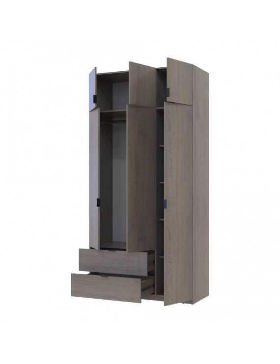 Шафа розпашна з антресоллю Doros Лукас 120х50х240 см Канноло (DRS-011884)