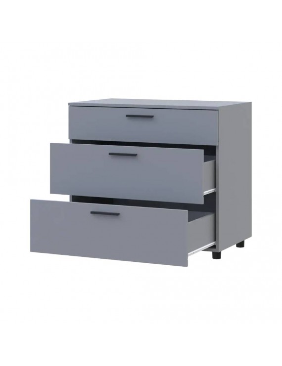 Комод Doros Торн Сірий 3Ш 90х51.6х80 (DRS-012109)