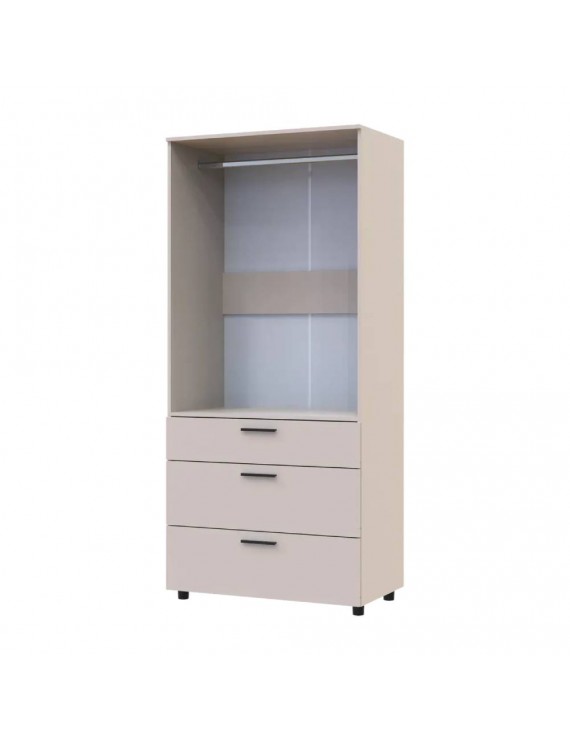 Шафа для одягу Doros Торн Кашемір 2 ДСП/3Ш (штанга) 90х51.6х200 (DRS-012029)