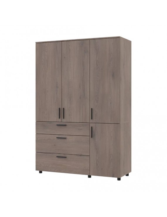 Шафа для одягу Doros Торн Кремона Канноло 3 ДСП/3Ш (штанга) 135х51.6х200 (DRS-012069)