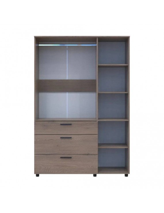 Шафа для одягу Doros Торн Кремона Канноло 3 ДСП/3Ш (штанга) 135х51.6х200 (DRS-012069)