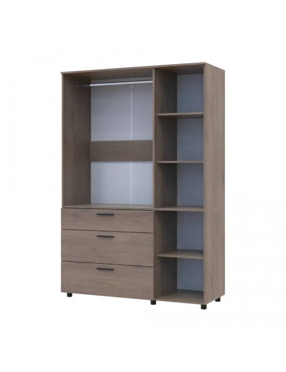 Шафа для одягу Doros Торн Кремона Канноло 3 ДСП/3Ш (штанга) 135х51.6х200 (DRS-012069)