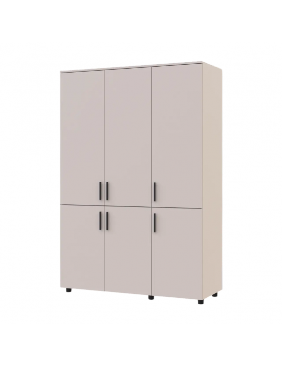Шафа для одягу Doros Торн Кашемір 3 ДСП (штанга) 135х51.6х200 (DRS-012059)