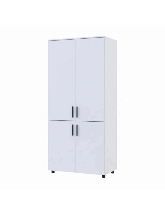 Шафа для одягу Doros Торн Білий 2 ДСП (штанга) 90х51.6х200 (DRS-012019)