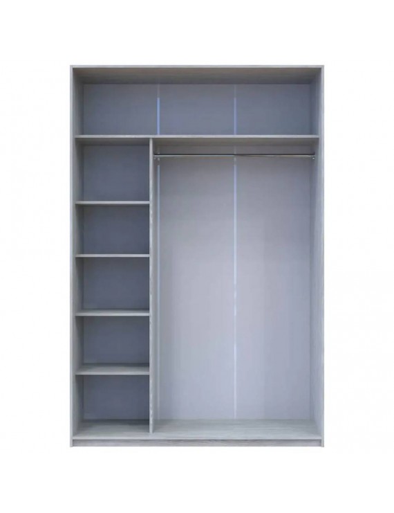 Шафа-купе Doros Сити Лайт Сосна Натти 1 ДСП / 1 дзеркало 150х60х225 (DRS-011965)