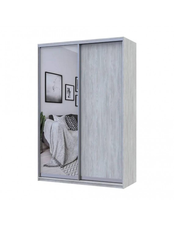 Шафа-купе Doros Сити Лайт Сосна Натти 1 ДСП / 1 дзеркало 150х60х225 (DRS-011965)