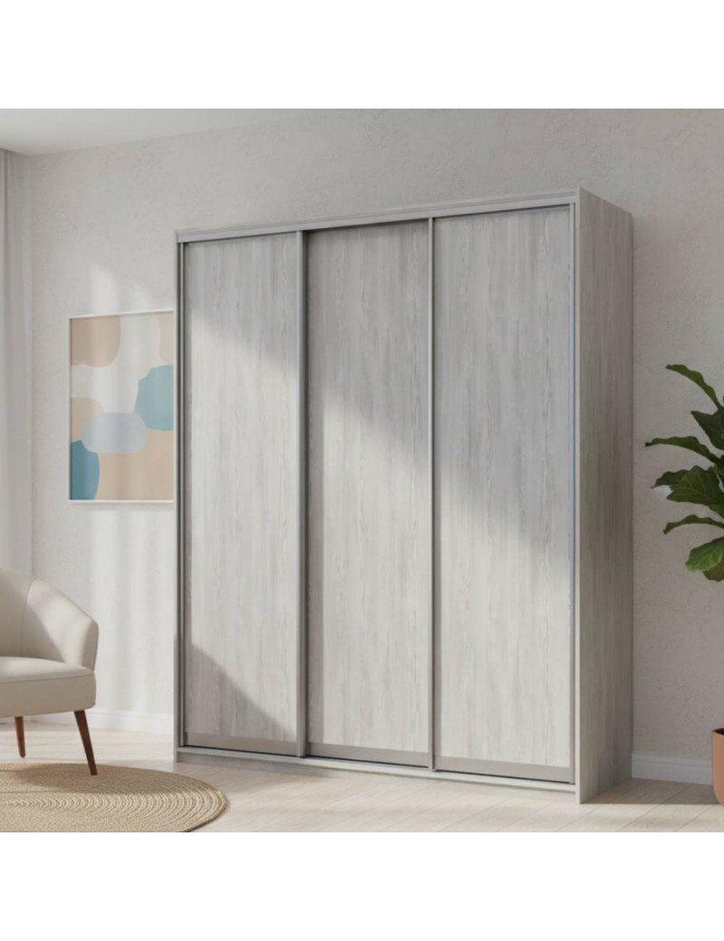 Шафа-купе Doros City Light Сосна Натти 3 ДСП 225х60х225 (DRS-011975)