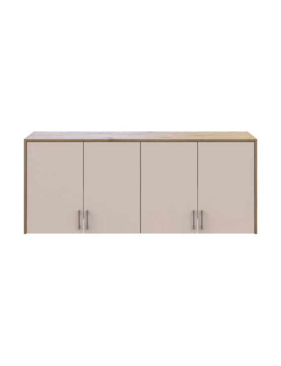 Антресоль висока Doros Ронді Дуб Артизан/Кашемір 4 ДСП 160х52х65 (DRS-011910)