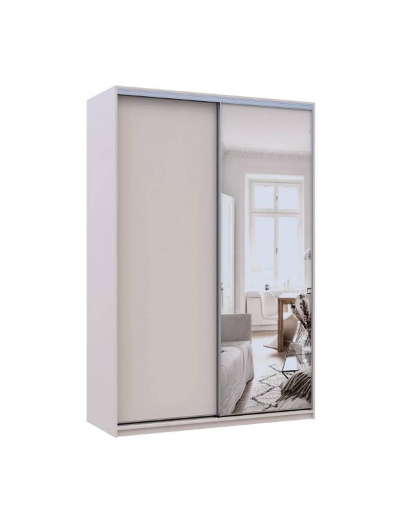 Шафа-купе Doros Сіті Лайт Кашемір 1 ДСП / 1 дзеркало 150х60х225 (80736353)