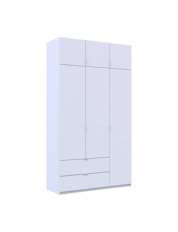 Шафа для одягу Doros Лукас Білий 3ДСП 135х50х240 DRS-011652 (80737800)