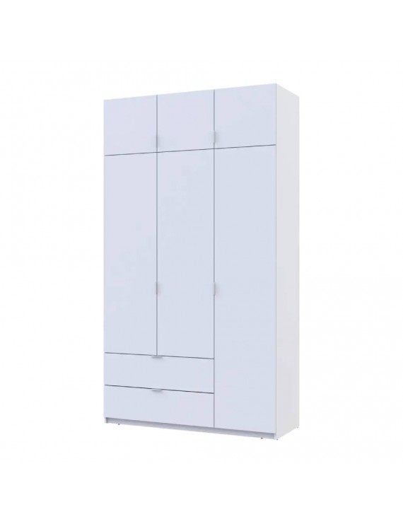 Шафа для одягу Doros Лукас Білий 3ДСП 135х50х240 DRS-011652 (80737800)