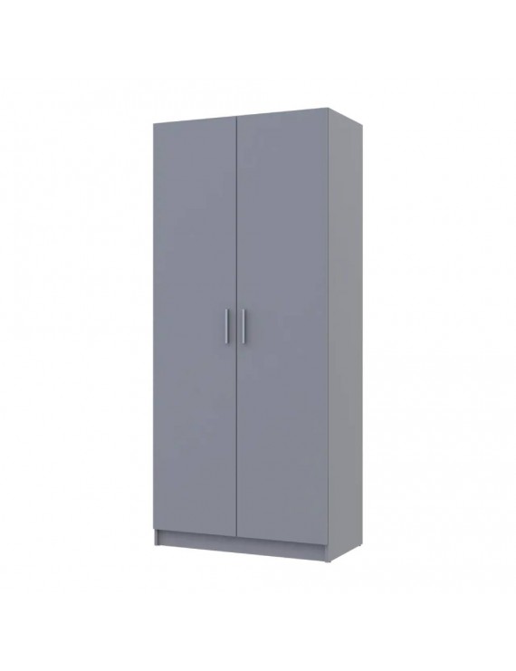 Шафа для одягу Doros Промо Сірий 2 ДСП 90х48х204 (DRS-011625)
