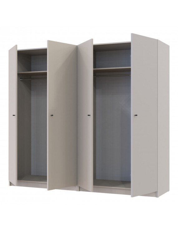 Комплект шаф для одягу Doros Промо (2 шт.) 180х48х204 см Кашемір (DRS-011208)