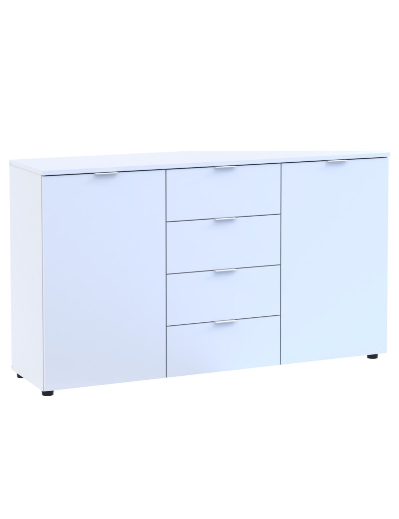 Комод у спальню Doros Рон 5 140х38х81 см Білий (DRS-011300)