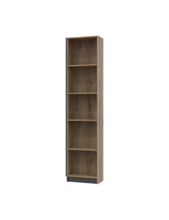 Етажерка до шафи Doros Дейл Антрацит/Дуб Евок 52х28х220 (41516267) (DRS-012174)