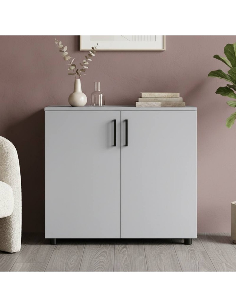 Комод Doros Торн Сірий 2 ДСП 90х51.6х80 (DRS-012090)