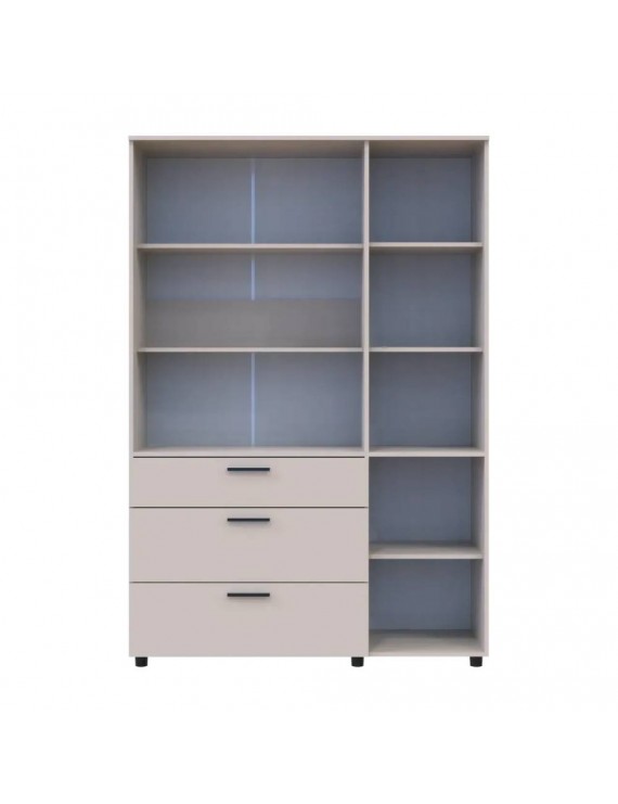 Шафа для одягу Doros Торн Кашемір 3 ДСП/3Ш (полиці) 135х51.6х200 (DRS-012060)