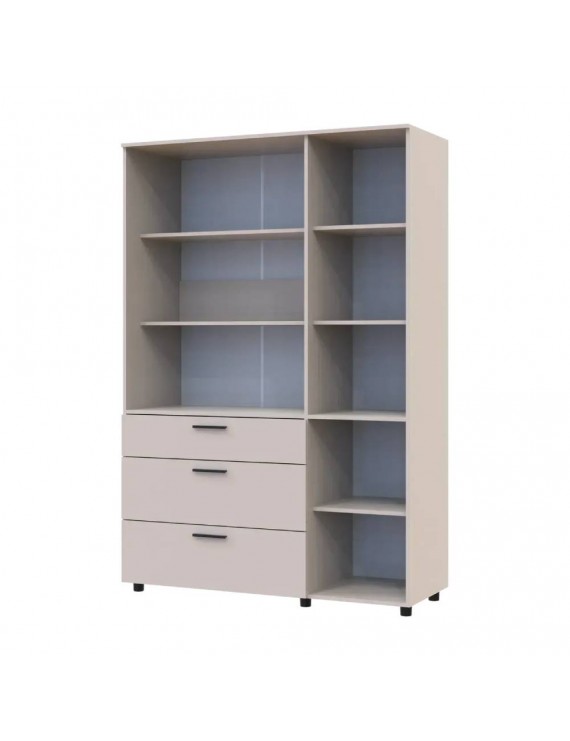 Шафа для одягу Doros Торн Кашемір 3 ДСП/3Ш (полиці) 135х51.6х200 (DRS-012060)