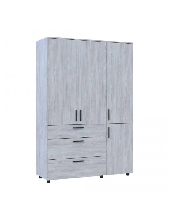 Шафа для одягу Doros Торн Сосна Натті 3 ДСП/3Ш (полиці) 135х51.6х200 (DRS-012080)