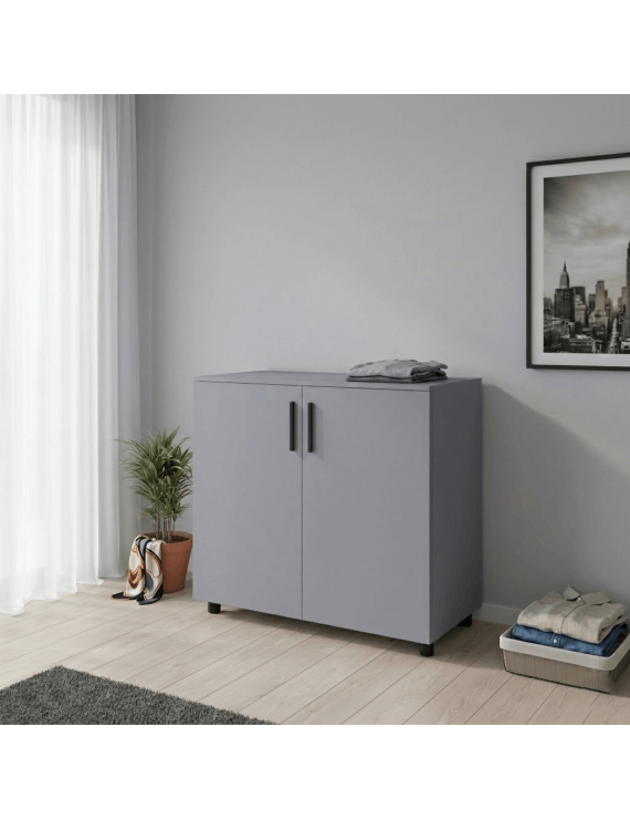 Комод Doros Торн Сірий 2 ДСП 90х51.6х80 (DRS-012090)