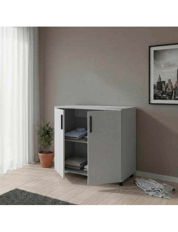 Комод Doros Торн Сірий 2 ДСП 90х51.6х80 (DRS-012090)