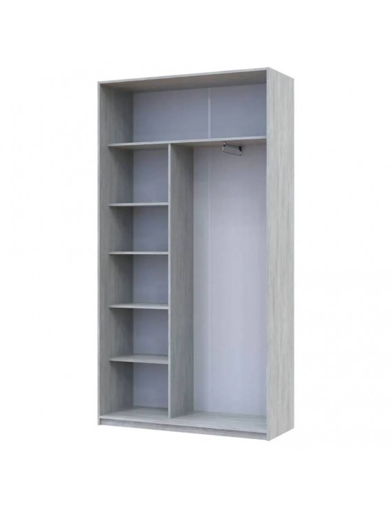 Шафа- купе Doros Сити Лайт Сосна Натті 1 ДСП / 1 зеркало 120х45х225 (DRS-011956)