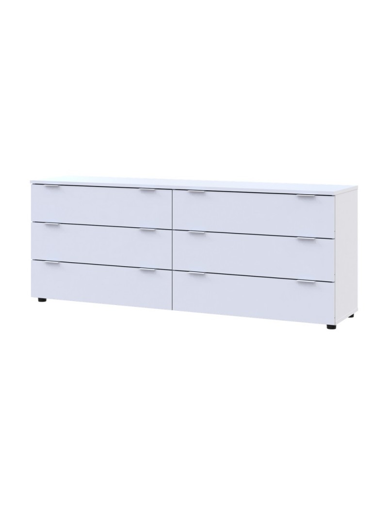 Комод Doros Рон 9 Білий 6 Ящиків 160х38х62 DRS-011777 (41516175)