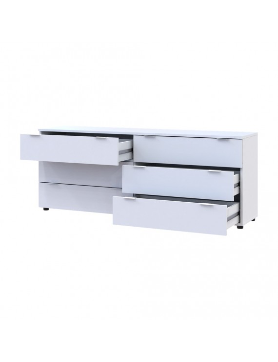 Комод Doros Рон 9 Білий 6 Ящиків 160х38х62 DRS-011777 (41516175)