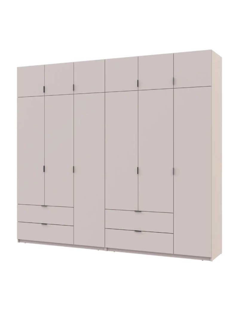 Шафа для одягу Doros Лукас Кашемір 3+3 ДСП 270х50х240 DRS-011715 (42005116)