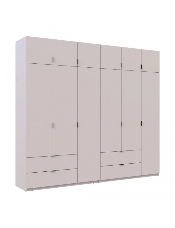 Шафа для одягу Doros Лукас Кашемір 3+3 ДСП 270х50х240 DRS-011715 (42005116)
