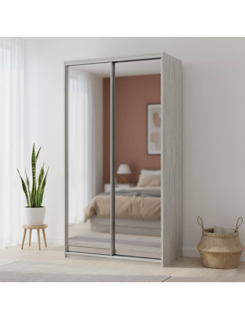 Шафа-купе Doros Сити Лайт Сосна Натті 2 Дзеркала 120х45х225 (DRS-011957)